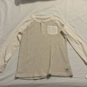 Boys OshKosh sweater white and light tan brand new with tag